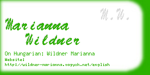 marianna wildner business card